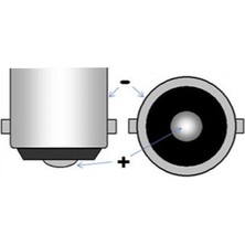 Zembil 10 Adet 12V P21W 93 Tek Duy Standart Ampul BA15S