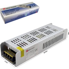 Mervesan MRW-200-12-S Metal Kasa Adaptör Slim 12 Volt 16.5 Amper