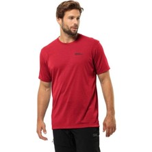 Jack Wolfskın Vonnan S/s T M Red Glow Erk T-Shırt 1809951TR-2607