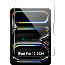 AktarMobile iPad Pro 13 M4 2024 Uyumlu Ekran Koruyucu Nano Kırılmaz Esnek Üstün Koruma