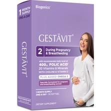 Gestavit Pregnancy 30 Kapsül - Kolin, Folik Asit, Vitamin, Mineral Ve Omega-3