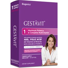 Gestavit Multivitamin 30 Kapsül - Kadınlara Özel Vitamin, Mineral Ve Omega 3