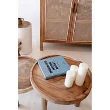 Mumy Desing 3 Lü Set Büyük Mum Beyaz 7cm Çap 5-9-15 cm