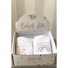 Asu Baby&kids Pastel Mix&match 2'li   Pamuk Önlük Rainbow-Dot