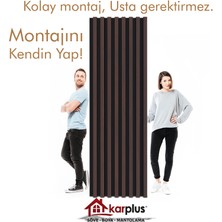 Karplus Ahşap Görünümlü Dekoratif Pvc Kaplama Lambiri Duvar Paneli LM-2003-290