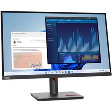 Lenovo Thinkvision T27H-30 63A3GAT1TK 27" 4ms 60Hz 2k HDMI Dp Usb/usb-C RJ45 Pivot Monitör