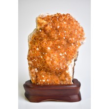 Safnaturel Sitrin Doğal Taş Standlı Jeod