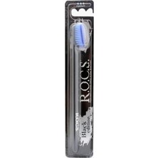 R.O.C.S. Black Edition Diş Fırçası Medium Mavi