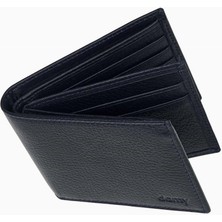 Damy Hakiki Deri RFID Korumalı Erkek Cüzdan 334 - Lacivert