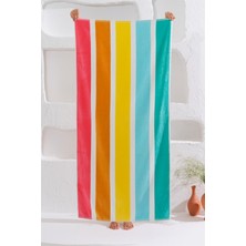 Homelover %100 Pamuk Plaj Deniz Havlusu Çizgili Beach 75X150
