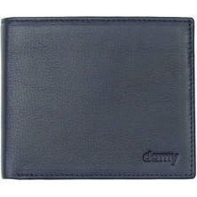 Damy Hakiki Deri RFID Korumalı Erkek Cüzdan 1301 - Lacivert