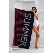 Homelover %100 Pamuk Kadife Plaj Deniz Havlusu 90X160