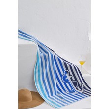 Homelover %100 Pamuk Plaj Deniz Havlusu Çizgili Beach 75X150