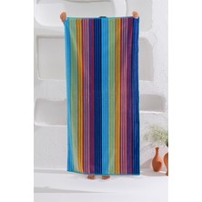 Homelover %100 Pamuk Plaj Deniz Havlusu Çizgili Beach 75X150