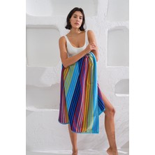 Homelover %100 Pamuk Plaj Deniz Havlusu Çizgili Beach 75X150