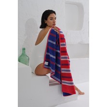 Homelover %100 Pamuk Plaj Deniz Havlusu Çizgili Beach 75X150