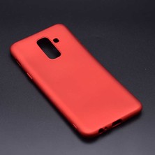 Canpay Samsung Galaxy J8 Uyumlu Kılıf Soft Flexible Matte Silicone, Ultra Esnek Ultra Ince Ultra Koruyucu Pürüzsüz Mat Silikon