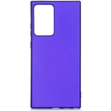 Canpay Samsung Galaxy Note 20 Ultra Uyumlu Kılıf Soft Flexible Matte Silicone, Ultra Esnek Ultra Ince Ultra Koruyucu Pürüzsüz Mat Silikon