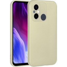 Canpay Xiaomi Redmi 12C Uyumlu Kılıf Soft Flexible Matte Silicone, Ultra Esnek Ultra Ince Ultra Koruyucu Pürüzsüz Mat Silikon