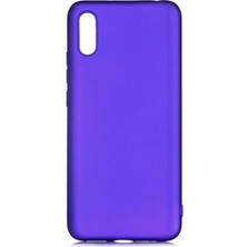 Canpay Xiaomi Redmi 9A Uyumlu Kılıf Soft Flexible Matte Silicone, Ultra Esnek Ultra Ince Ultra Koruyucu Pürüzsüz Mat Silikon