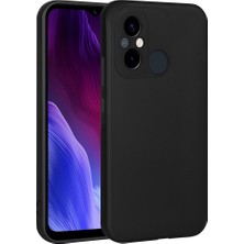 Canpay Xiaomi Redmi 12C Uyumlu Kılıf Soft Flexible Matte Silicone, Ultra Esnek Ultra Ince Ultra Koruyucu Pürüzsüz Mat Silikon