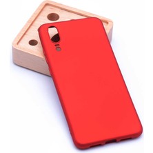 Canpay Huawei P20 Uyumlu Kılıf Soft Flexible Matte Silicone, Ultra Esnek Ultra Ince Ultra Koruyucu Pürüzsüz Mat Silikon