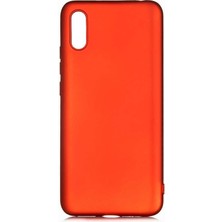 Canpay Xiaomi Redmi 9A Uyumlu Kılıf Soft Flexible Matte Silicone, Ultra Esnek Ultra Ince Ultra Koruyucu Pürüzsüz Mat Silikon