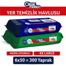 Clear Motion Yer Temizlik HAVLUSU(6X50) 300 Yaprak