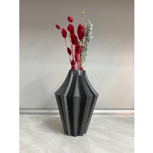 Papusita Deka Vase Dekoratif Modern Vazo Özel Tasarım 21 cm Yükseklik, 14 cm Genişlik - Deka Vase