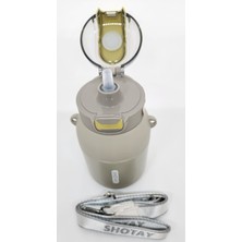 Shotay Dome ST-8081 800ML Çelik Pipetli-Pipetsiz Kullanım Termos Matara Gri