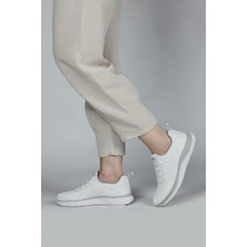Jump Beyaz Kadın Sneaker Günlük Spor Ayakkabı