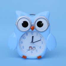 Baykuş Tasarımlı Metal Masa Saati