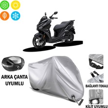 AUTOES Sym Jet 14 Evo 200 Plus Motosiklet Brandası Arka Çanta Bağlantı,kilit Uyumlu