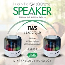 Subzero SB44 Tws Bluetooth/usb/sd/led Işık Ses Bombası