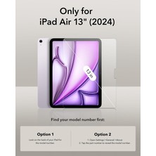 Wowacs Apple iPad Air 13 Inç 2024 (M2) ile Uyumlu Paperlike Kağıt Hissi Yazım Çizim Ekran Koruyucu Film