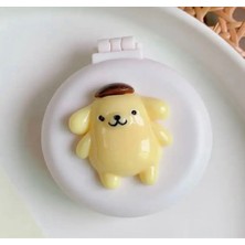 Syn İletişim Sanrio Pompompurin Sarı Kolay Saç Açma Aynalı Tarama Fırça Tarak