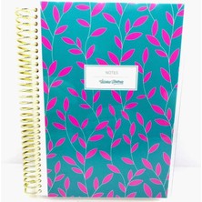 Victoria's Jurnals Altın Renkli Metal Sip. Defter 3094