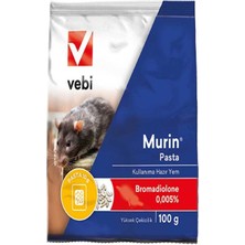 Entokim Murin Fare Pastası Kullanıma Hazır Yem 100GR Vebi Murin Pasta