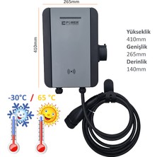 Power Elektronik 22KW-11KW-7,4KW Elektrikli Araç Şarj Istasyonu