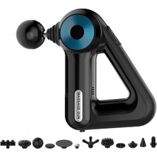 Tekno Trust Siyah Massage Gun Profesyonel Hız Ayarlı 12 Başlıklı Masaj Aleti Amg8 Cilt Sıkılaştırıcı