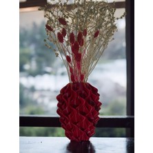 Papusita Vazo Papusita Rose Wave Özel Tasarım Vazo 21 cm x 12 cm - Rose Wave Vase