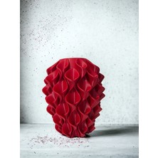 Papusita Vazo Papusita Rose Wave Özel Tasarım Vazo 21 cm x 12 cm - Rose Wave Vase