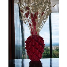 Papusita Vazo Papusita Rose Wave Özel Tasarım Vazo 21 cm x 12 cm - Rose Wave Vase