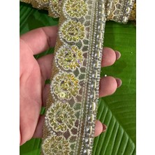 Gönülden Tasarım 275 cm Ütü Ile Yapışan Nakış Işleme Şerit Dikiş Giyim Aksesuarı