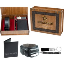 Grande Hakiki Deri Erkek Cüzdan ve Kemer Seti