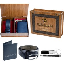 Grande Hakiki Deri Erkek Cüzdan ve Kemer Seti