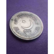 Deren Pecunia Pakistan 2003 Yılı 5 Rupi Ça Çap: 24 mm