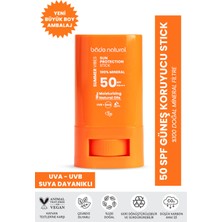 Bade Natural 50 Spf  Mineral Filtreli ve Doğal Yüksek Korumalı Güneş Stick