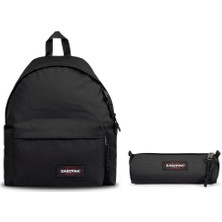 Eastpak Padded Pak'r® Siyah Sırt Çantası ve Benchmark Kalem Çantası