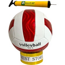 Trust Store Voleybol Topu 1. Kalite Dikişli Baisidiwei 5 Numara Şişirme Pompası Hediyeli